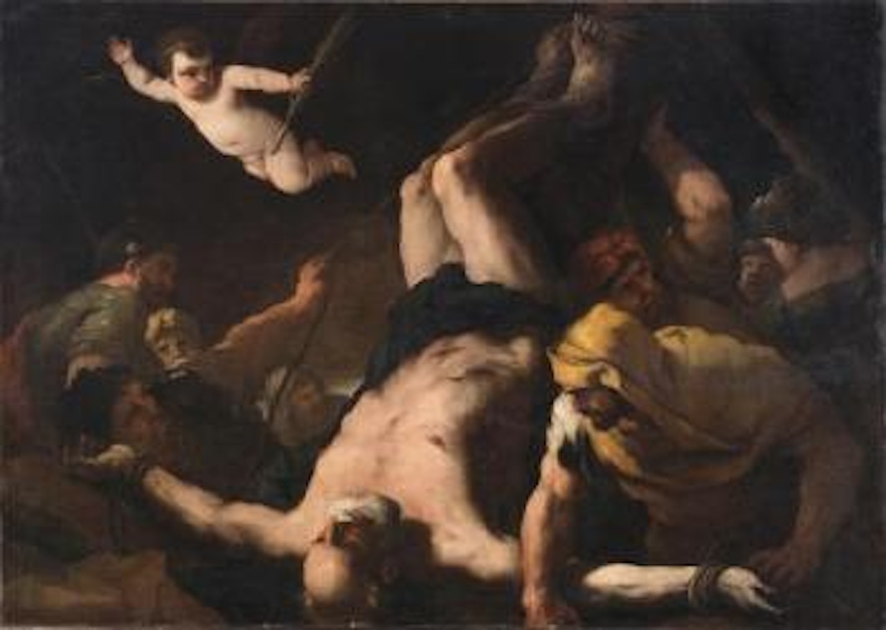 Crocifissione di San Pietro by Circle of Luca Giordano