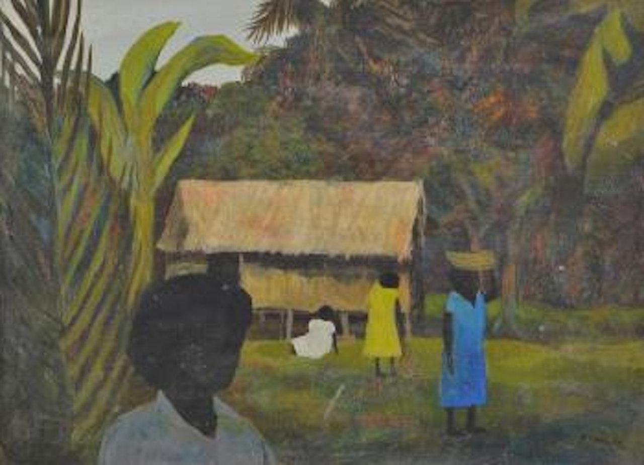 Village Madang by Ray Austin Crooke