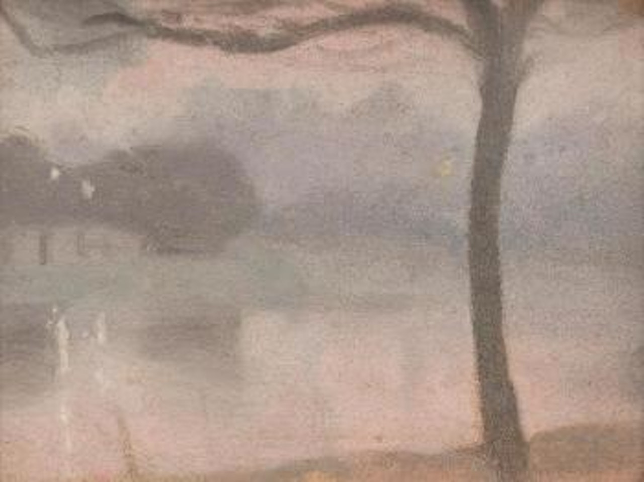 Yarra Winter Night by Clarice Beckett