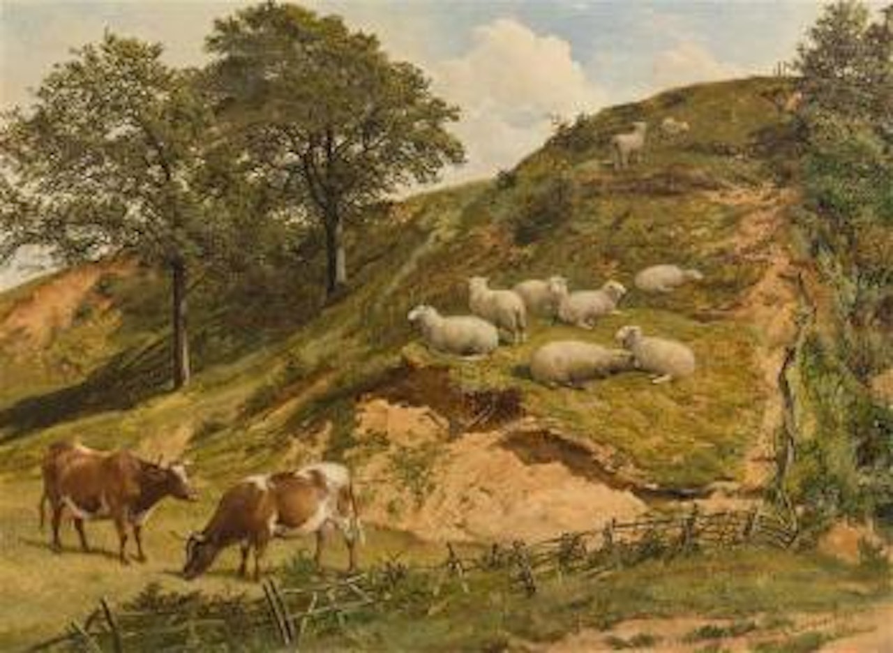 On a Kentish Hillside by Thomas Sidney Cooper