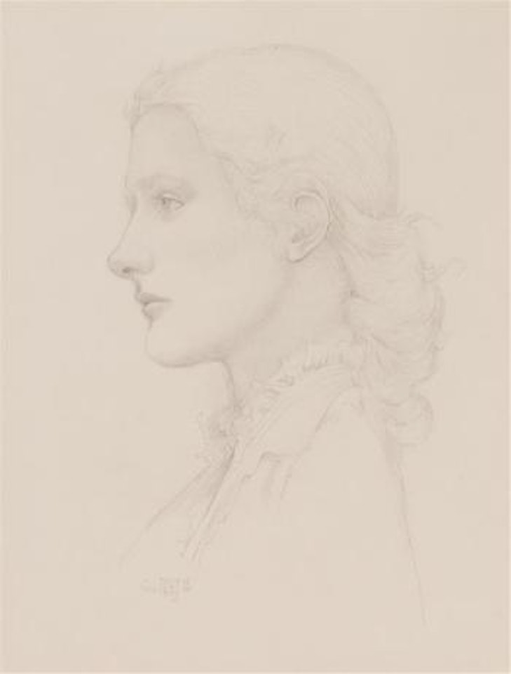 Portrait of Lucy Merrill by Edward Coley Burne-Jones
