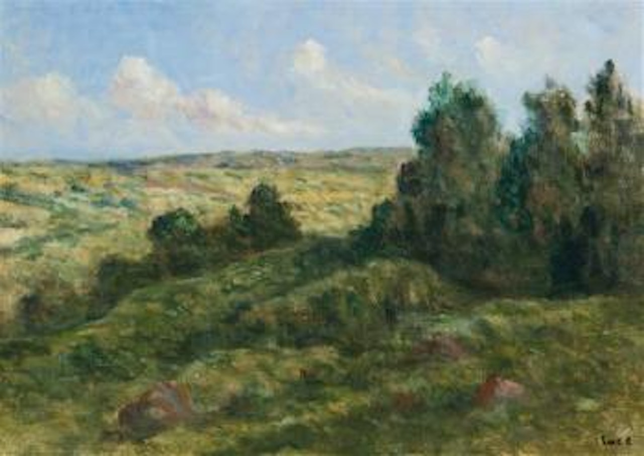 Rolleboise, le vallon by Maximilien Luce