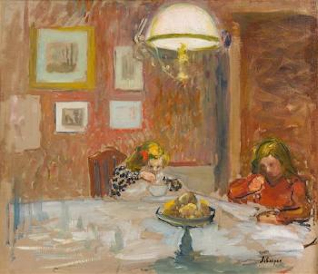 Les enfants dans la salle a manger by Henri Lebasque