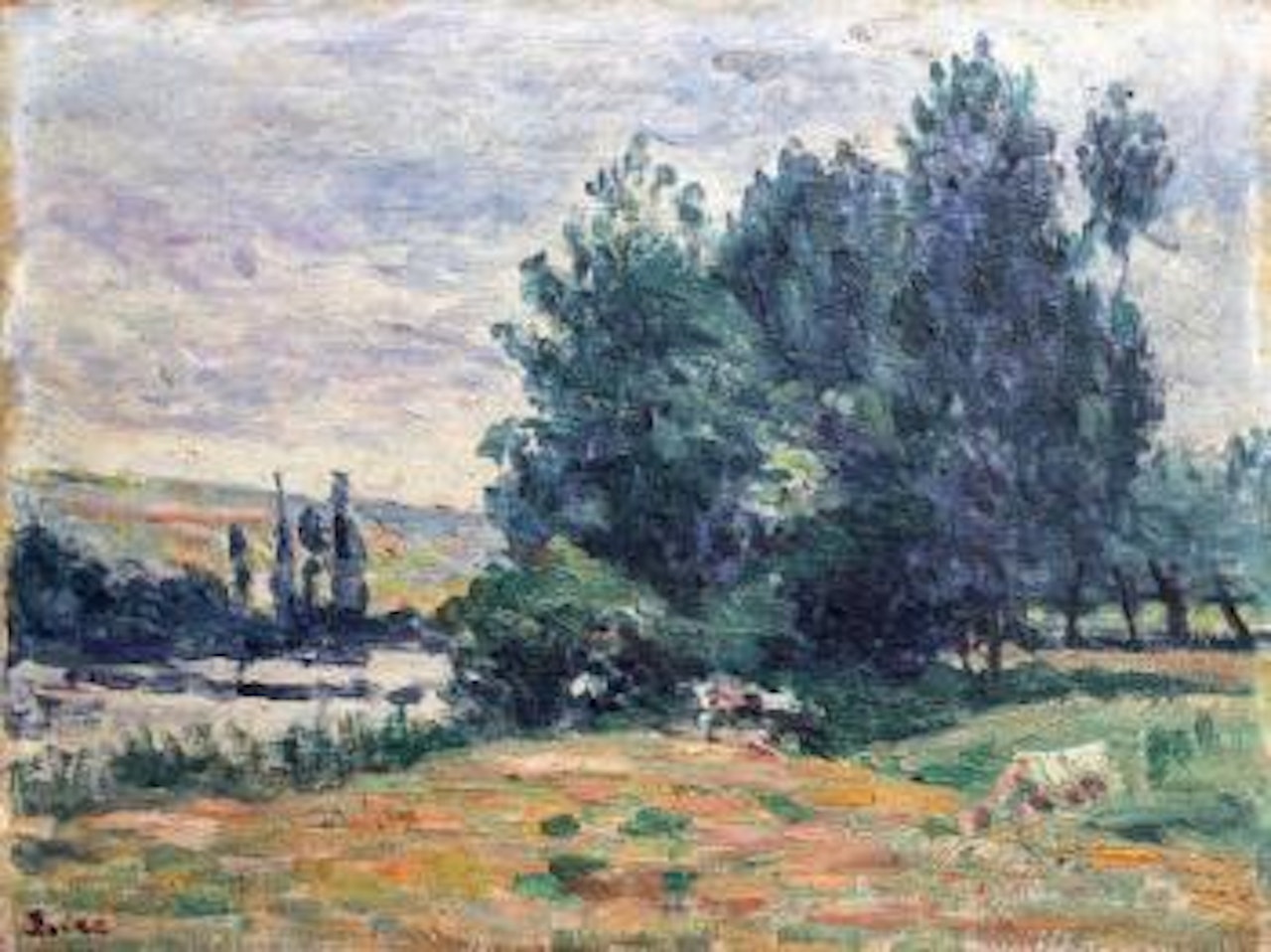 Bords de la Cure by Maximilien Luce