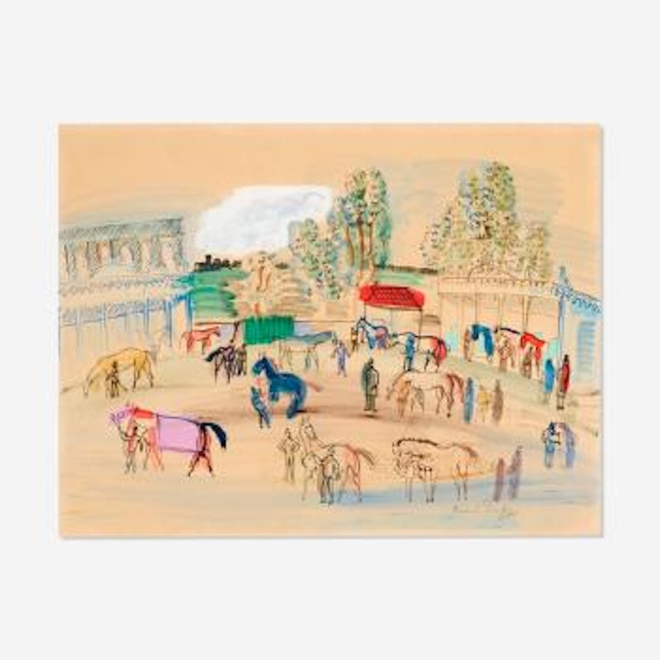 Paddock Scene by Raoul Dufy