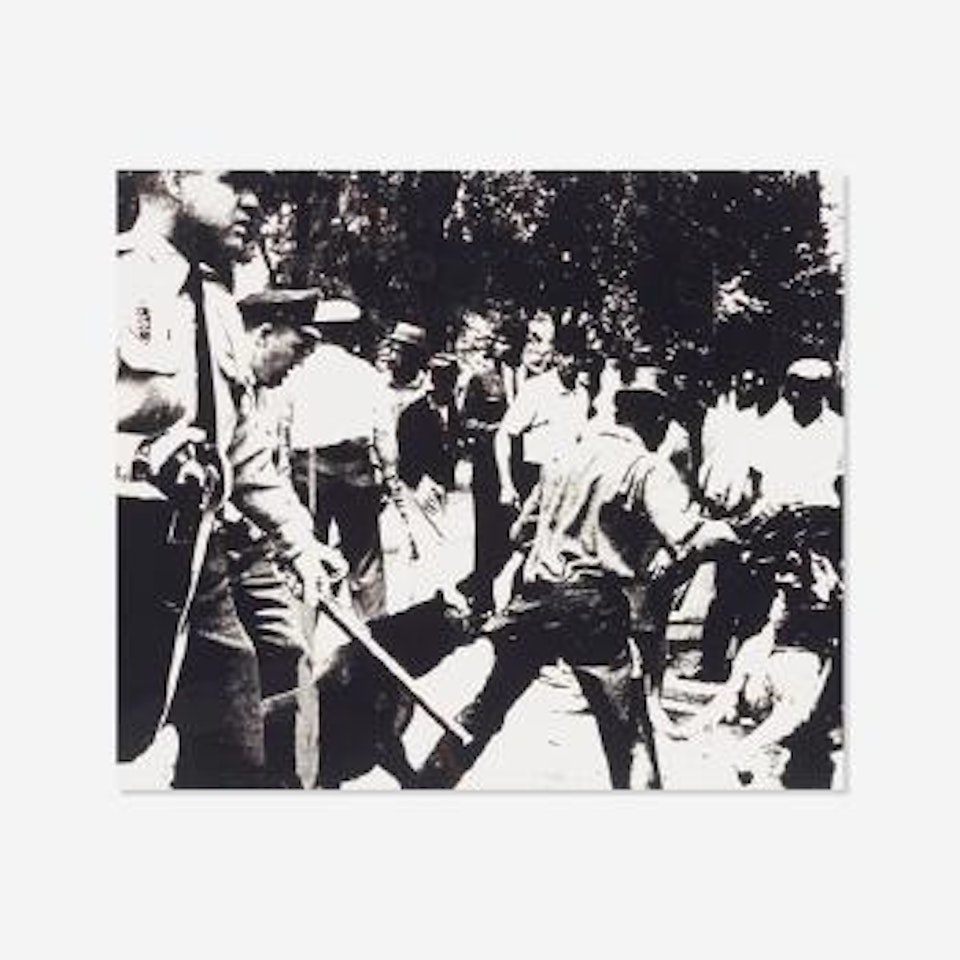 Birmingham Race Riot (from the Ten Works × Ten Painters portfolio) by Andy Warhol