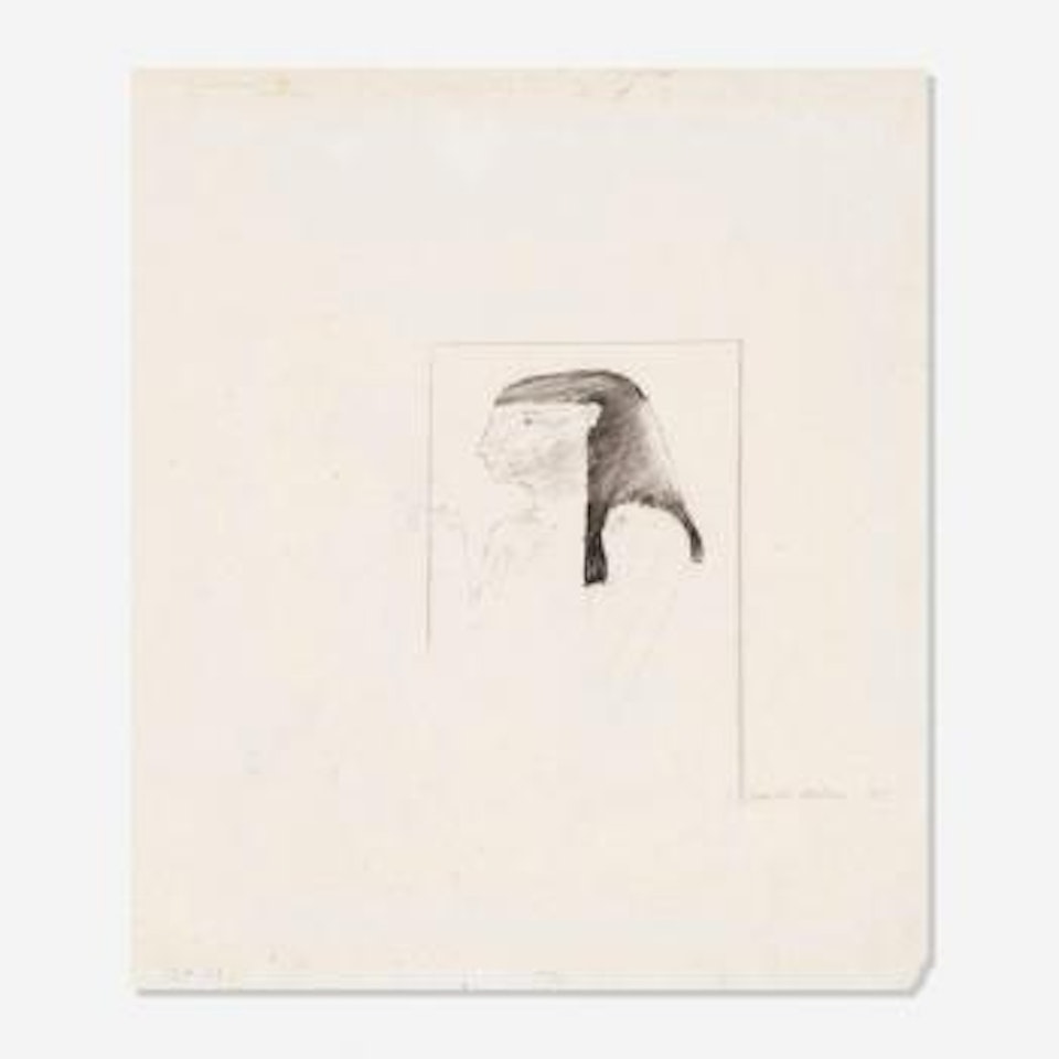 Untitled (study for The First Marriage) by David Hockney