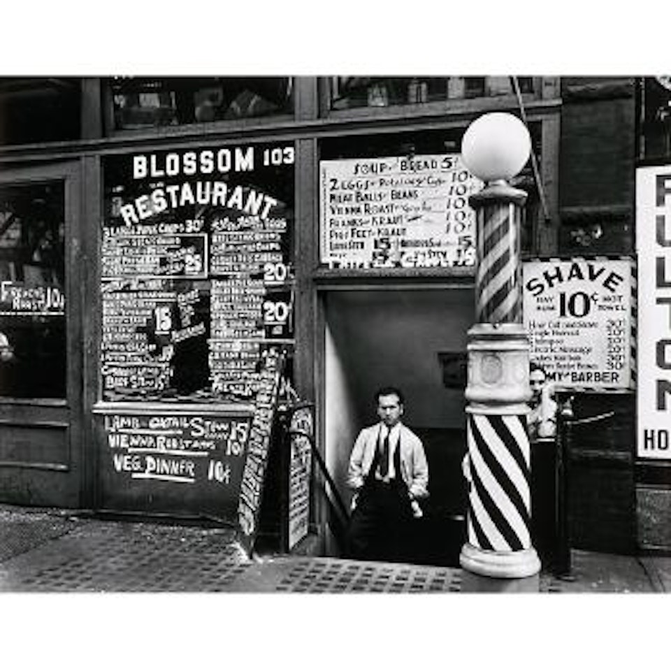 Blossom Restaurant, 103 Bowery by Berenice Abbott