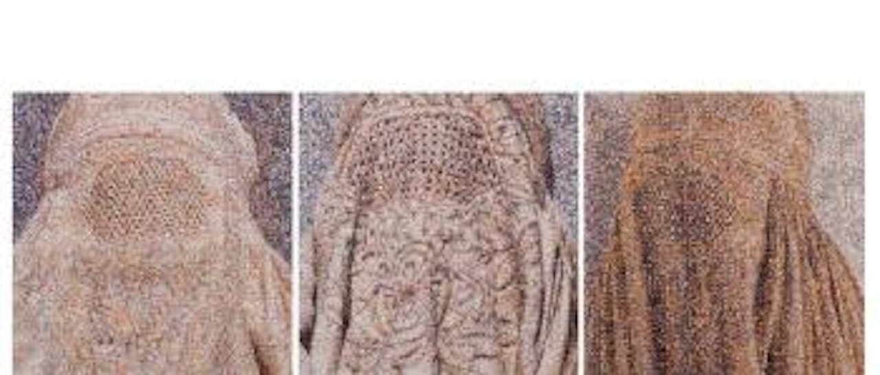 Veil I, II, III by Rashid Rana