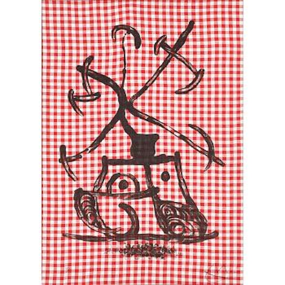 La Dame au Damier by Joan Miró