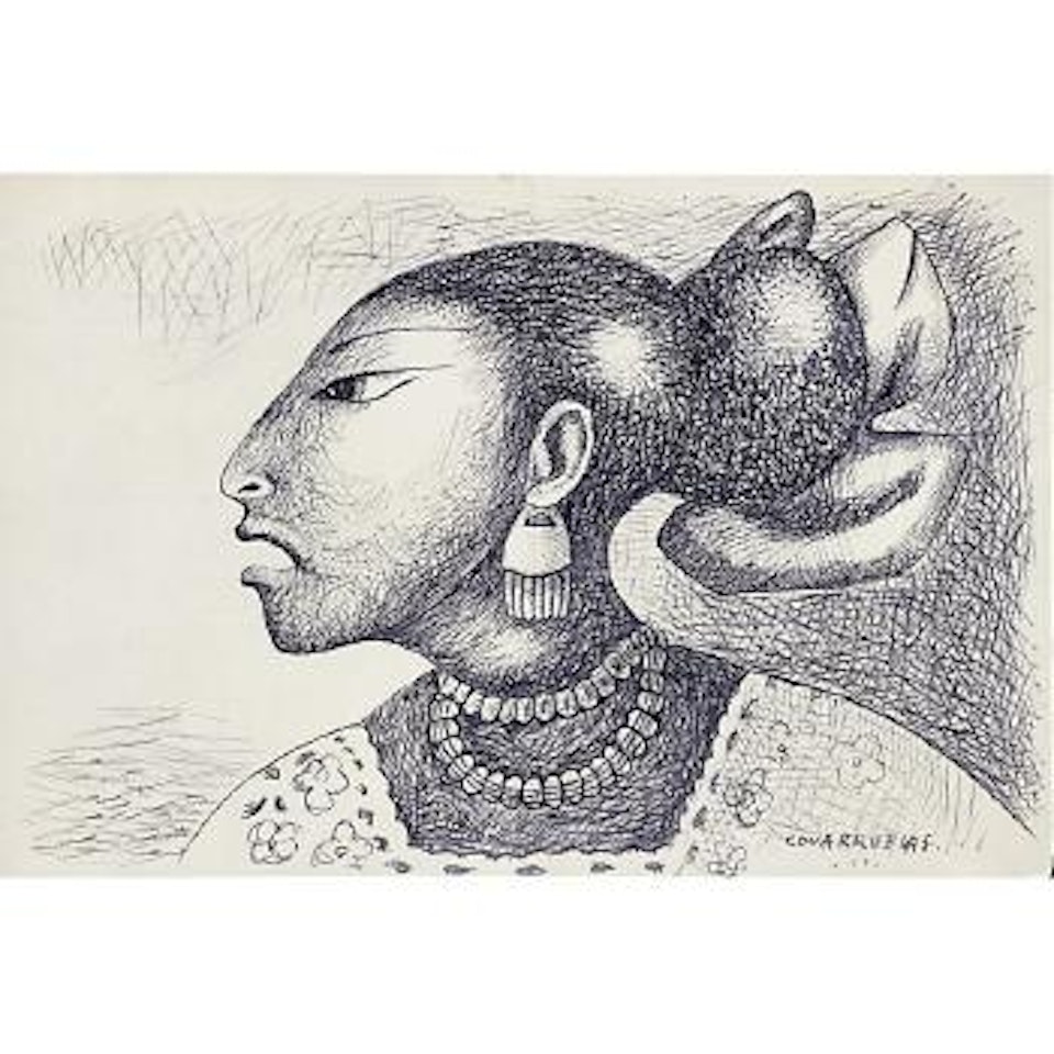 Portrait of a Woman from the South of Mexico by Miguel Covarrubias