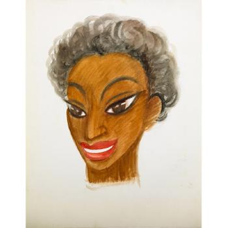 Portrait of a Black Woman (Harlem Renaissance) by Miguel Covarrubias
