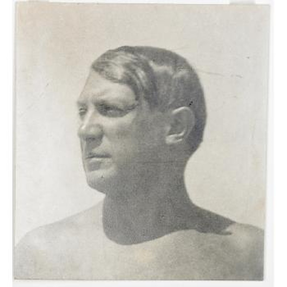 Picasso at Juan Les Pins by Man Ray