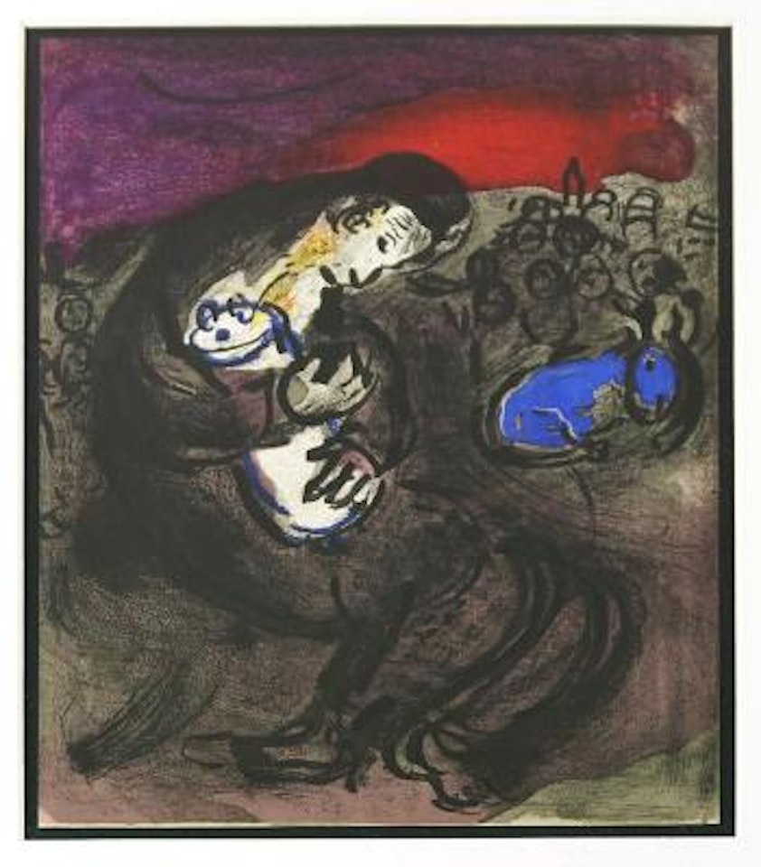 Pleurs de Jérémie by Marc Chagall
