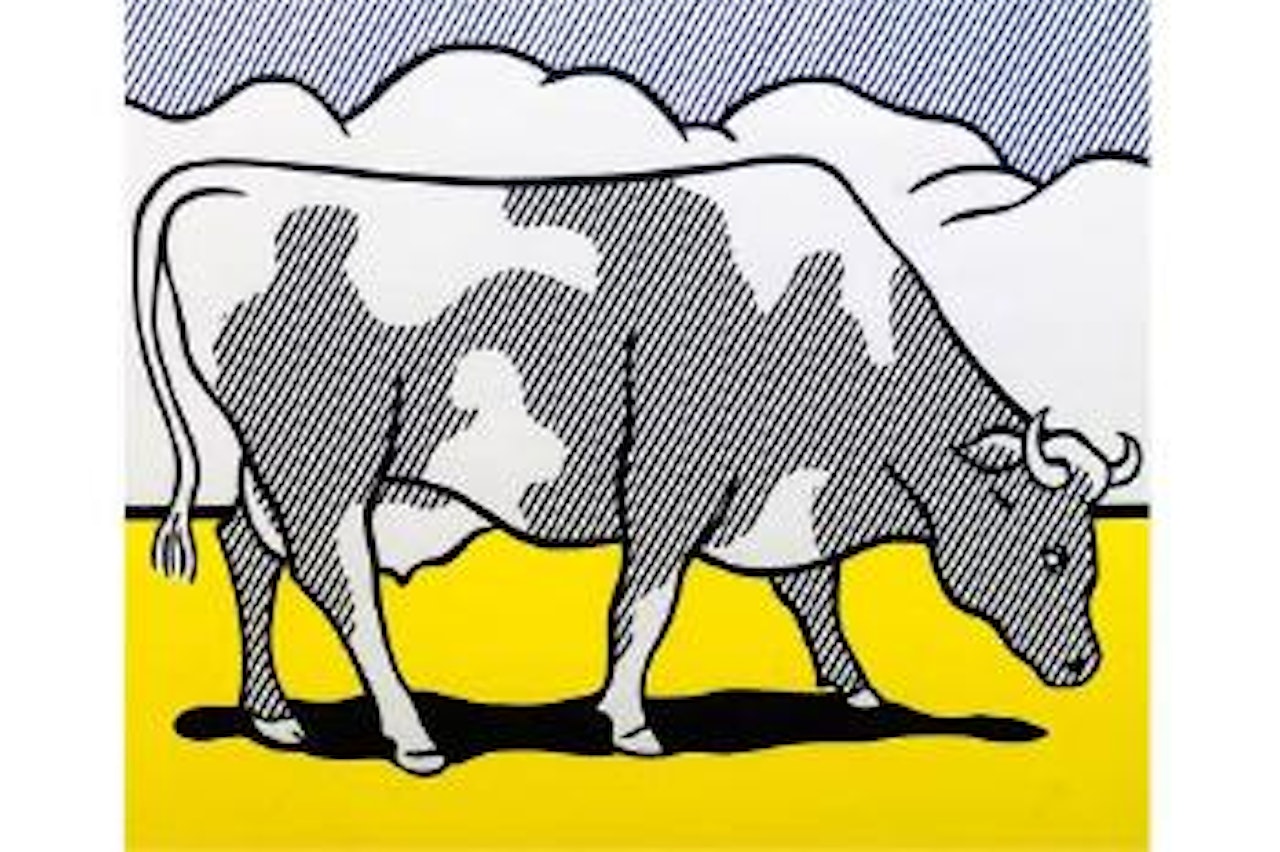 Cow Going Abstract by Roy Lichtenstein