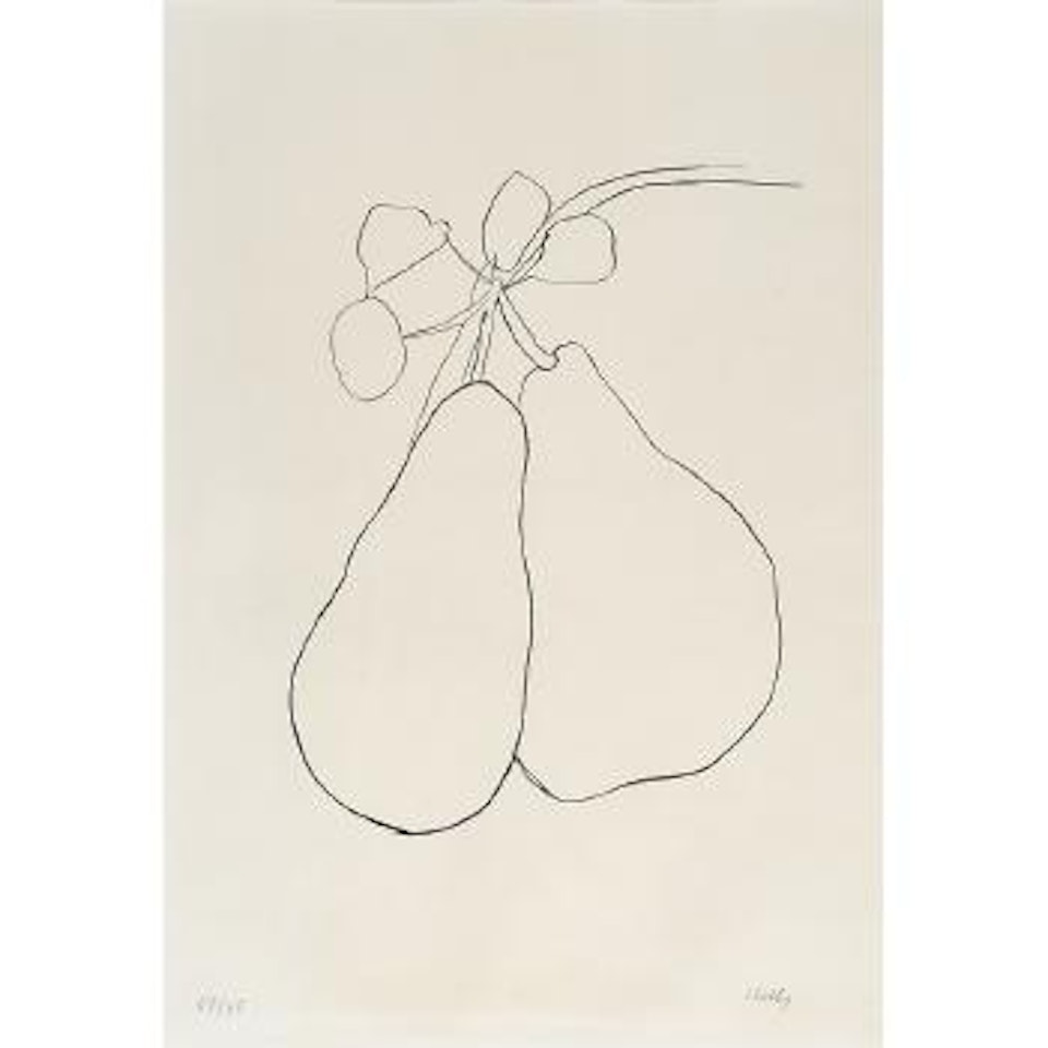 Pears II, from Suite of Plant Lithographs by Ellsworth Kelly