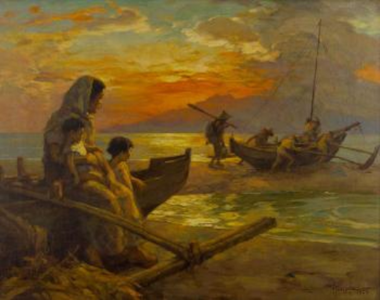 Departure of the Fishermen by Fernando Amorsolo
