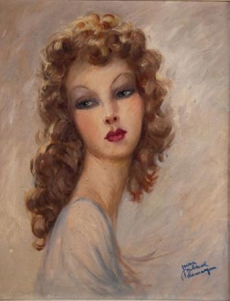 Portrait de femme by Jean Gabriel Domergue