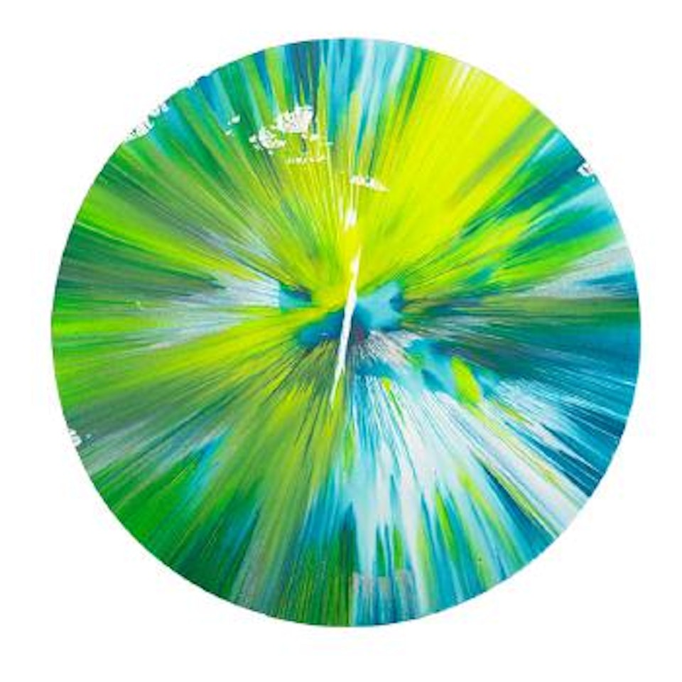 Circle Spin Painting by Damien Hirst