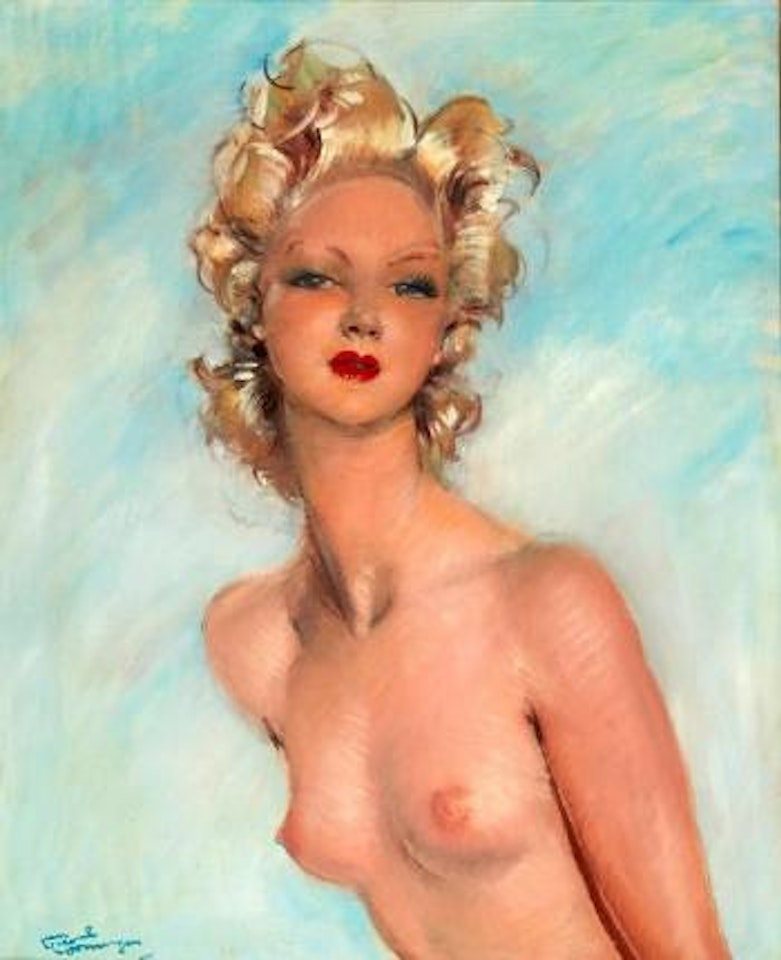 Buste de femme by Jean Gabriel Domergue
