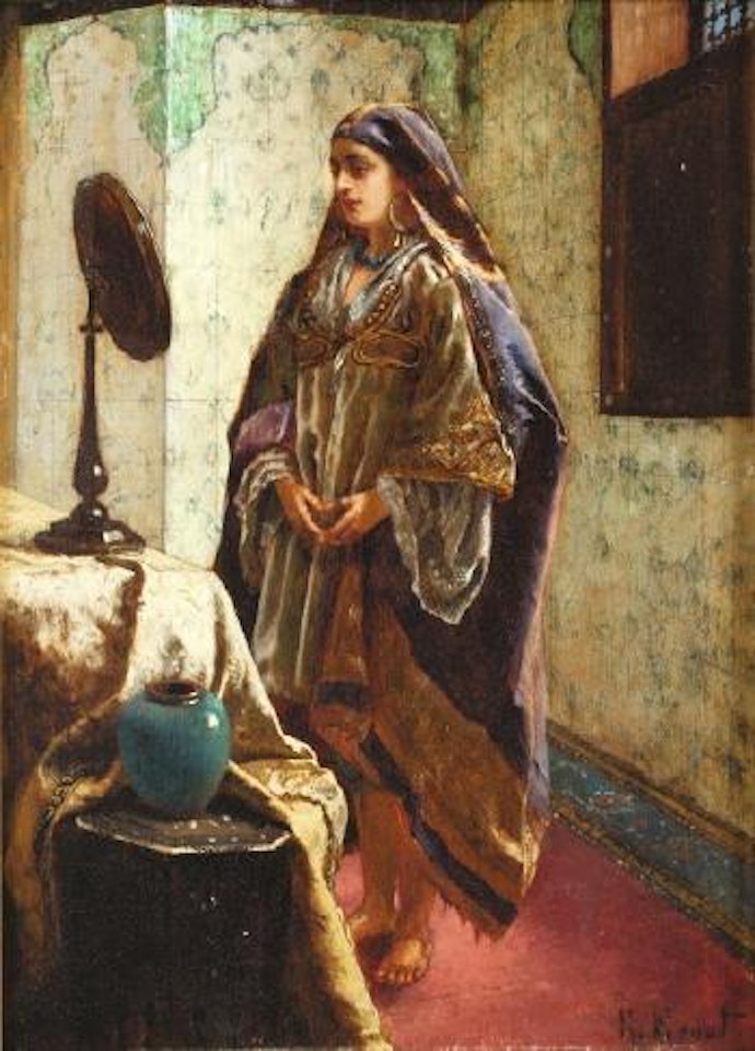 Odalisque dans son boudoir by Rudolf Ernst