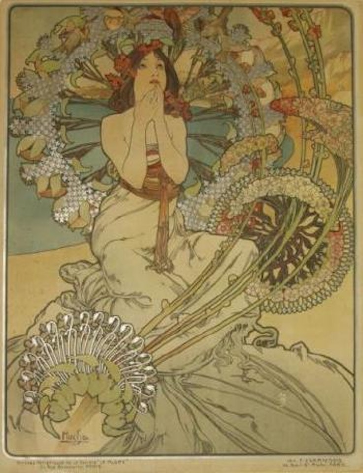 Monaco-Monte-Carlo by Alphonse Mucha