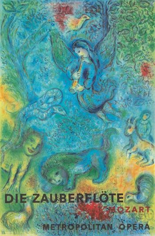 Die Zauberflote / Metropolitan Opera by Marc Chagall