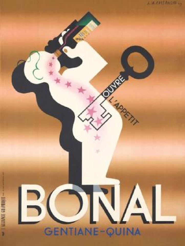 Bonal by Cassandre (Adolphe Jean-Marie Mouron)