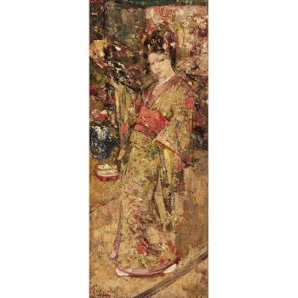 Geisha by Edward Atkinson Hornel