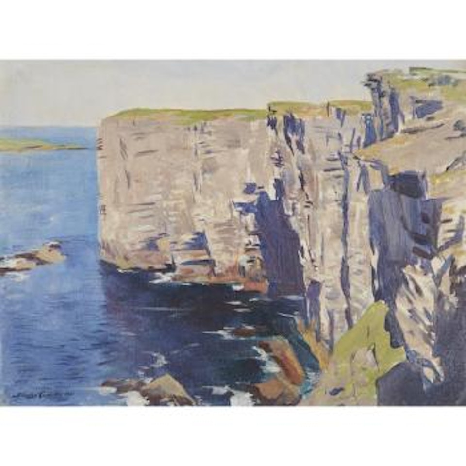 Cliffs, Orkney by Stanley Cursiter
