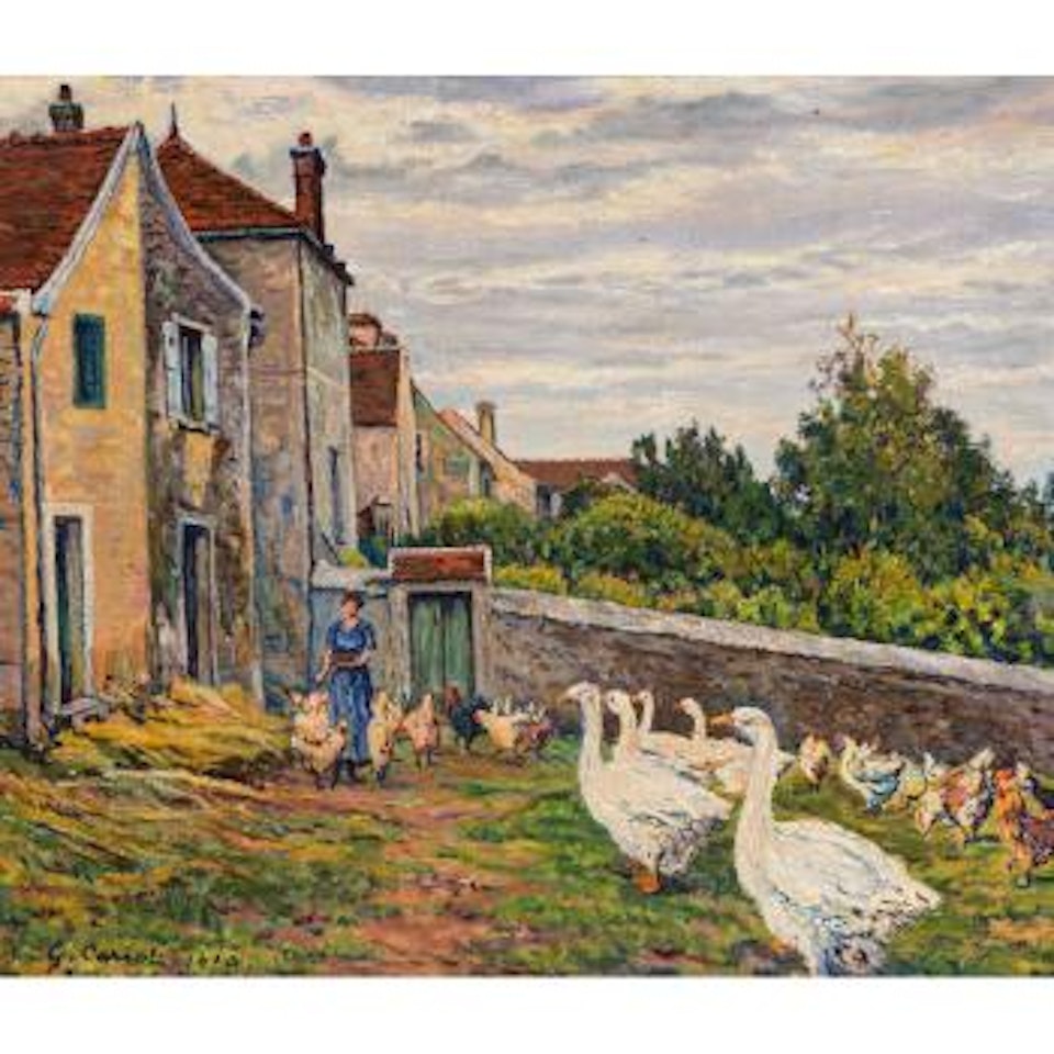 Paysannerie Périgny by Gustave Cariot