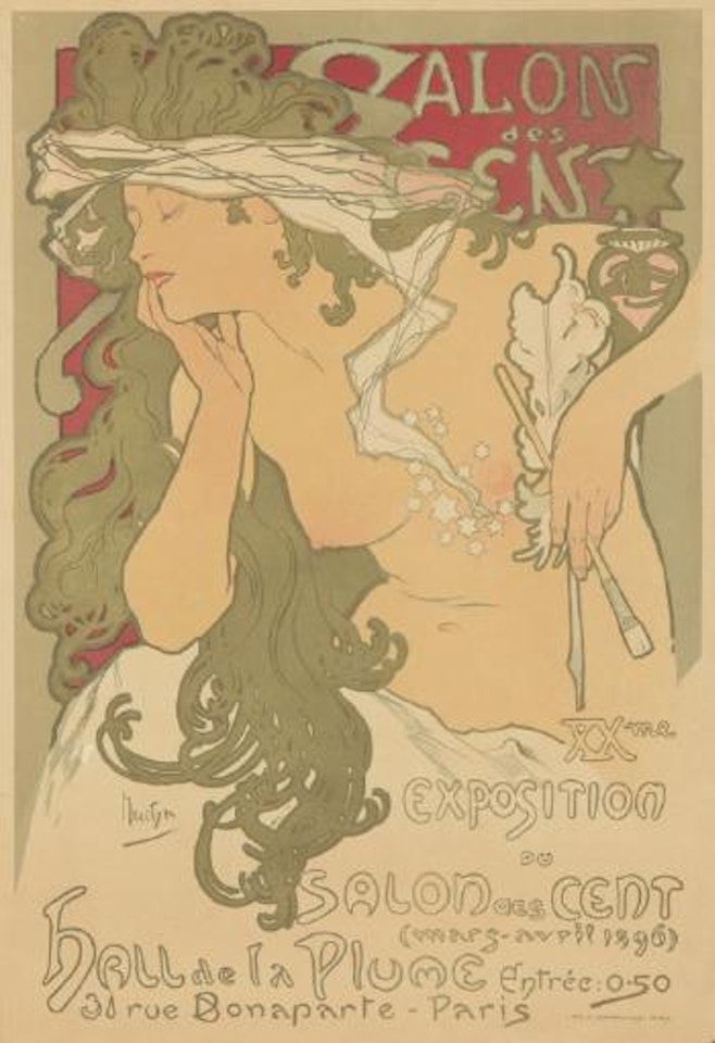 Salon des Cent / XXme Exposition by Alphonse Mucha