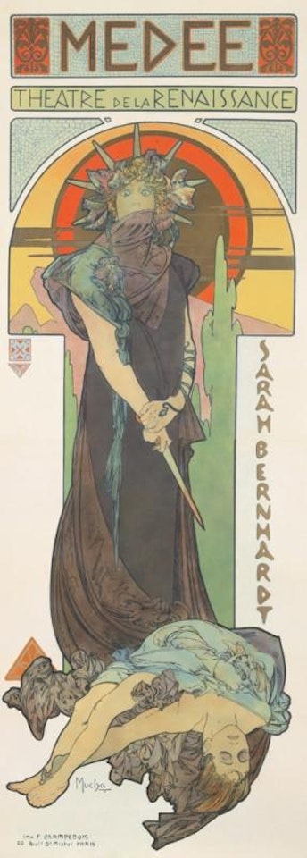 Medée by Alphonse Mucha