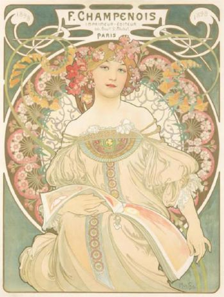 Reverie by Alphonse Mucha