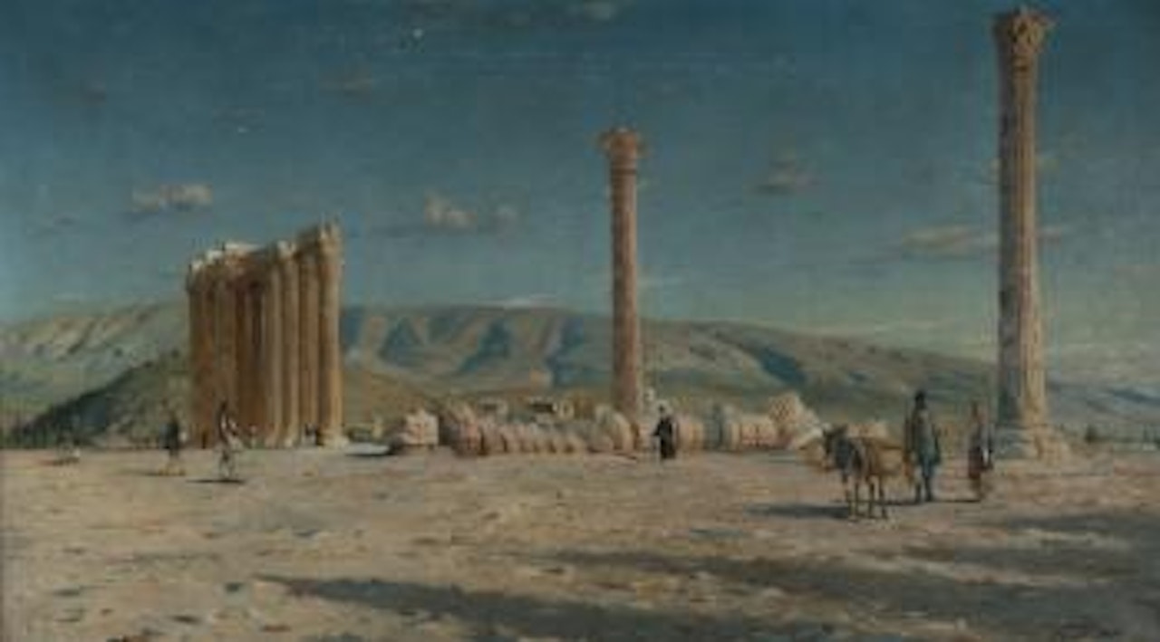 Ruines grecques by Peder Mork Monsted