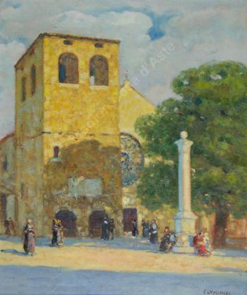 Nubi su San Giusto by Ugo Flumiani