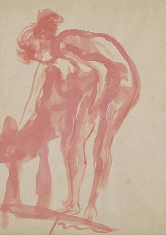 Nudo femminile by Lucio Fontana