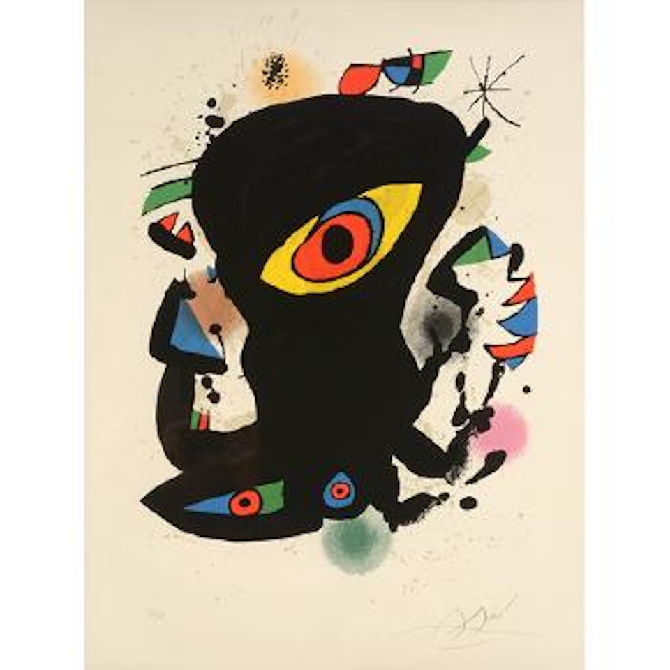 Poster for the Inaugural Exhibit of the Maeght Gallery
Barcelona by Joan Miró