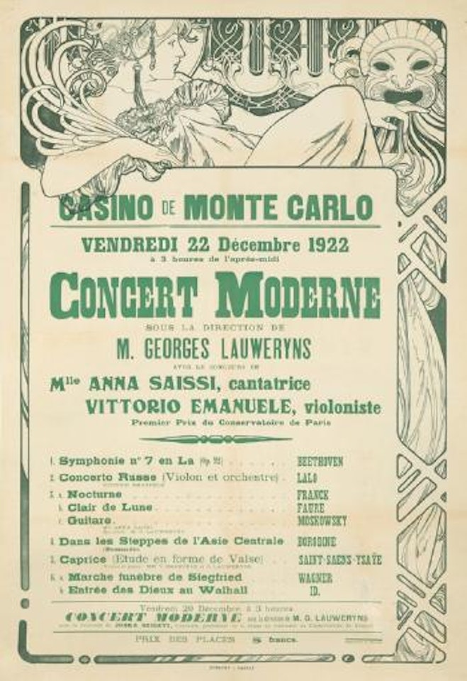 Casino de Monte Carlo by Alphonse Mucha