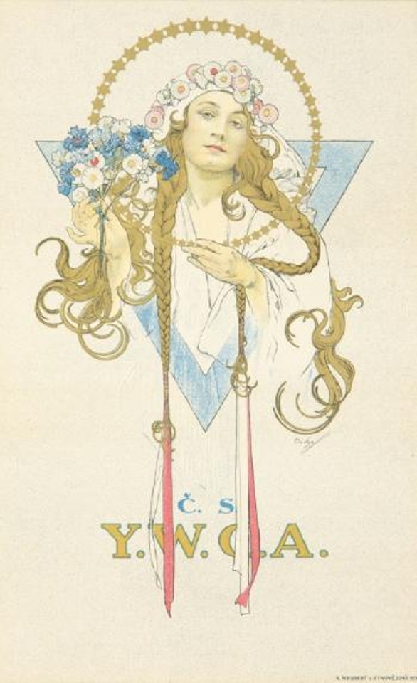 C. S. / Y.W.C.A by Alphonse Mucha