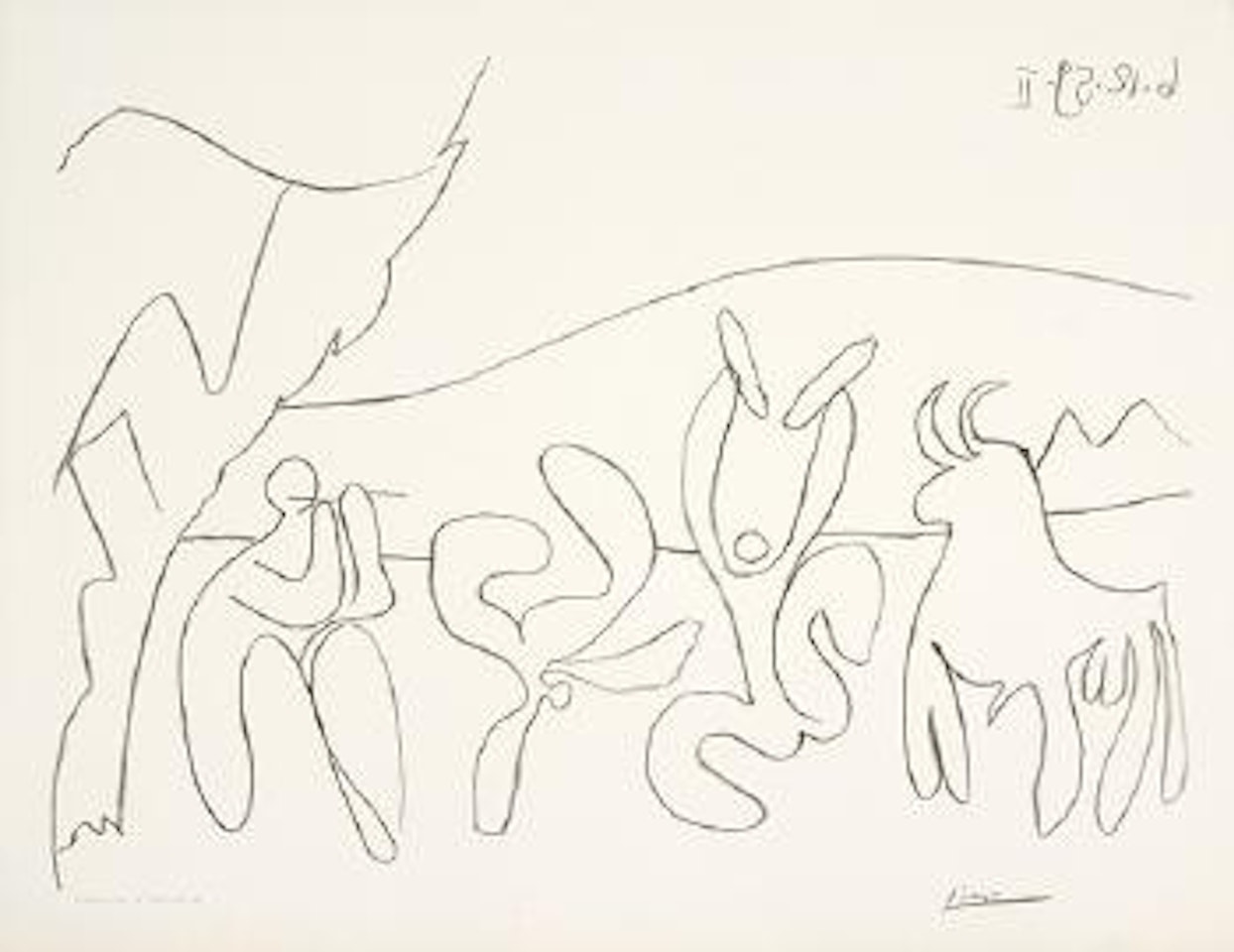 Bacchanale. II by Pablo Picasso