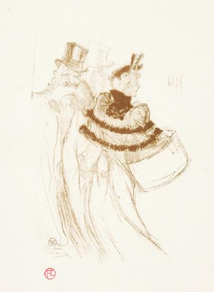 Les vieux messieurs by Henri de Toulouse-Lautrec