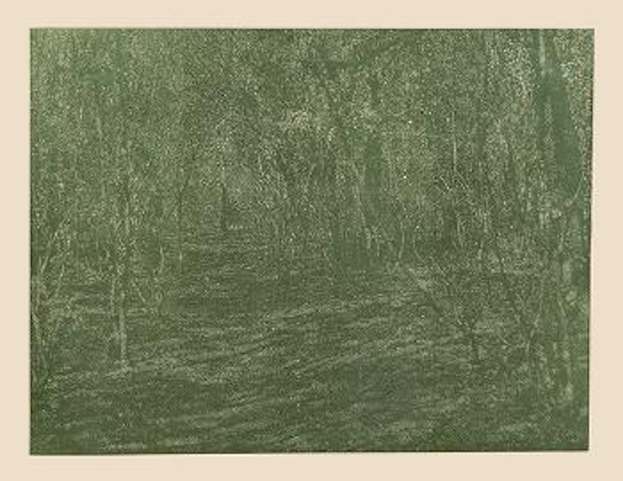 Waldweg - Bagatelle I by Franz Gertsch