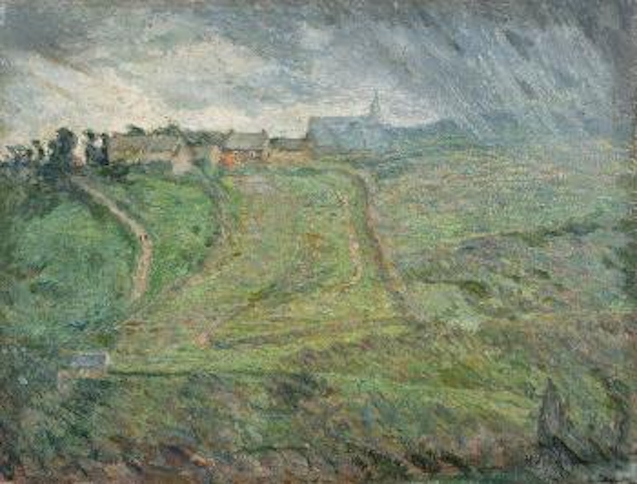 Village sur la Falaise by Henri Lebasque