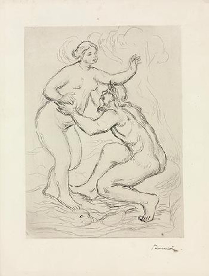 Le fleuve Scamandre, 2e planche by Pierre-Auguste Renoir