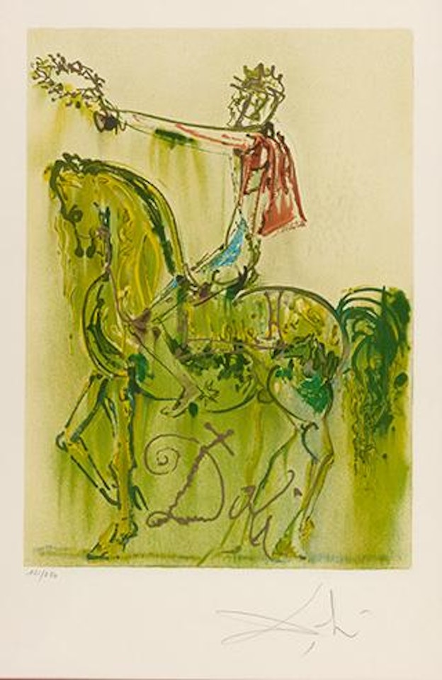 Le chevalier romain by Salvador Dali