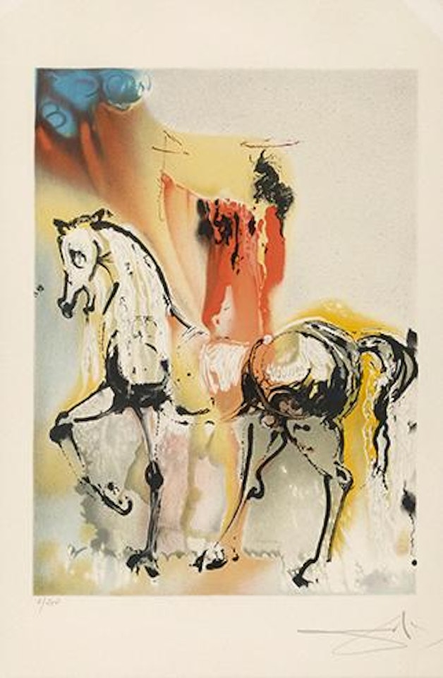 Le chevalier chretien by Salvador Dali