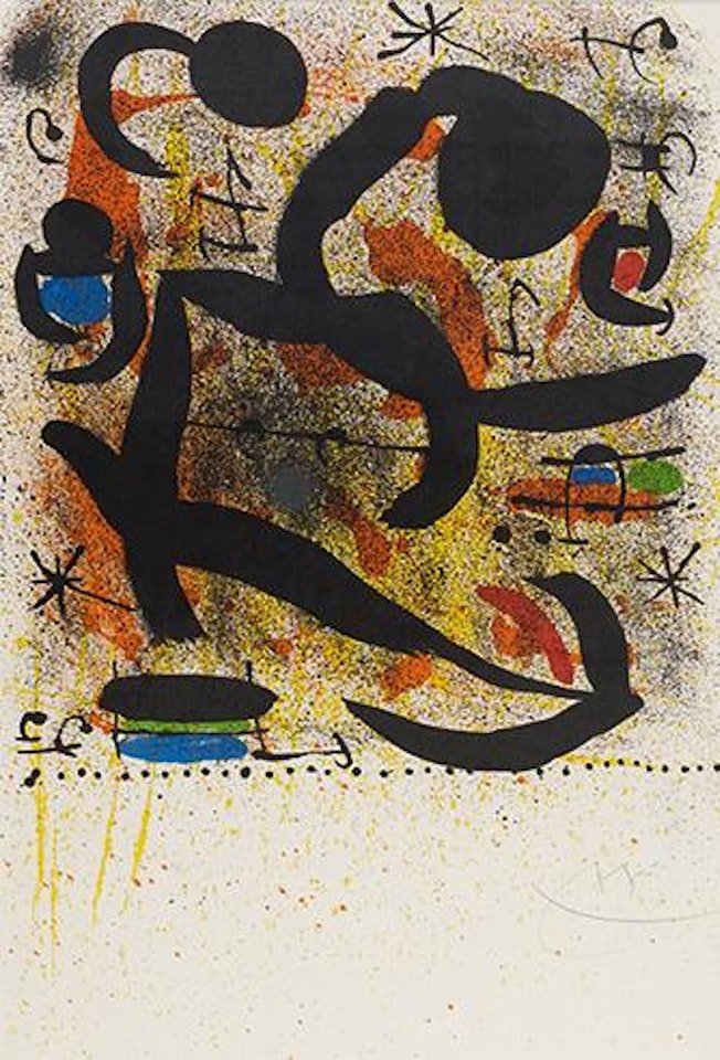 Variante I, Journées musicales de Donauechingen by Joan Miró