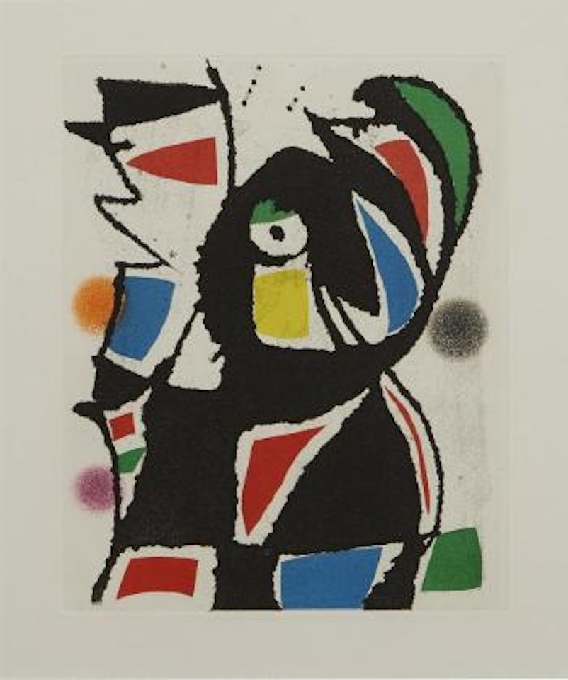 Plate 15 from Le Marteau sans Maitre by Joan Miró
