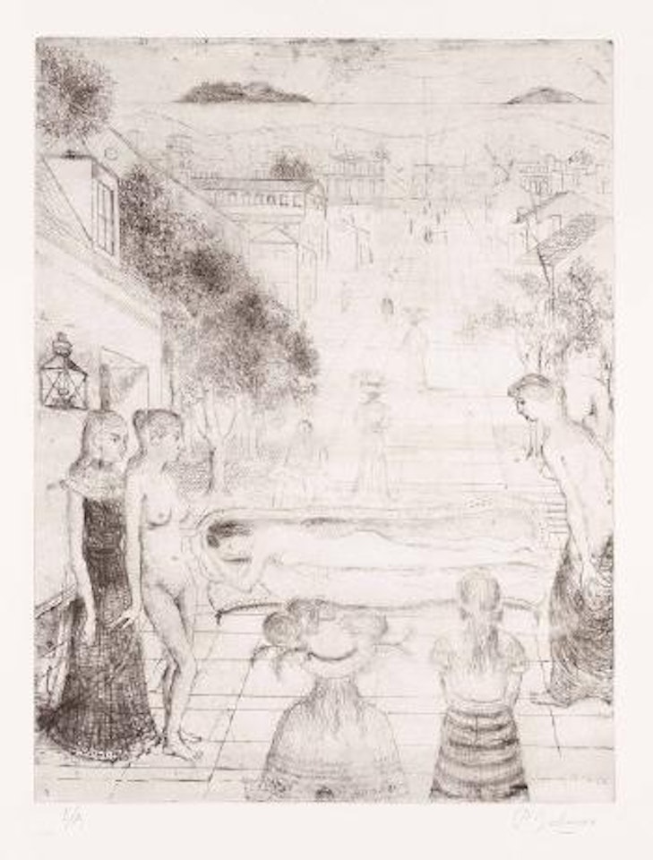Rumeurs by Paul Delvaux
